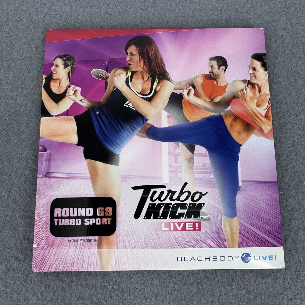 Beachbody Turbo Kick LIVE Round 68 Turbo Sport Workout DVD & Music CD Set